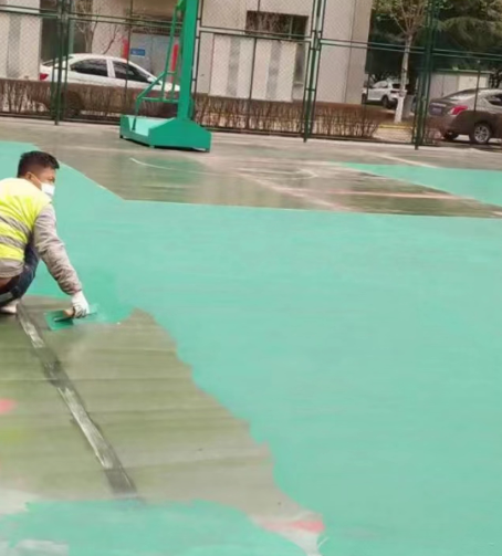 济源球场地面翻新