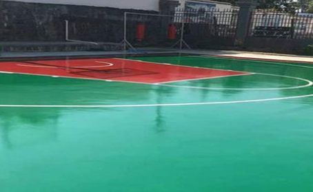 济源篮球场翻新地面
